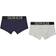 Calvin Klein Boy's Intense Power Trunks 2-pack - Grey Heather/ Blue Shadow (B70B700122)