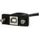 StarTech Panel Mount USB B-USB B M-F 0.3m