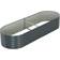 vidaXL Arriate De Acero Galvanizado Gris 240x80x44 cm 80x240x44cm