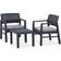 vidaXL 315855 Loungeset, 1 Bord inkl. 2 Stolar