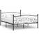 vidaXL Bed Frame with Slatted Base 105cm Sängram 180x200cm