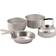 Easy Camp Juego menaje Adventure Cook M aluminio Grey