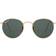 Ray-Ban Round Metal Sunglasses Men's Gold/Polished Green