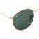 Ray-Ban Round Metal Sunglasses Men's Gold/Polished Green