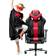 Diablo X-Player 2.0 Textile Kids Size Gaming Chair - Crimson-Anthracite