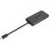 Transcend TS-HUB5C USB 2.0-hub Met ingebouwde SD-kaartlezer, Met USB-C stekker, Met snellaadpoort Zwart