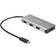 StarTech StarTech.com 3Pt USB-C -keskittimen SD-kortinlukijalla 10 Gbps 3x USB-A ja 1x USB-C keskittimenä 3 porttia USB hub 3 porttia Harmaa