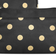 Karen Toiletry Bag Set - Black with Cream Dots