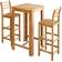 vidaXL 246667 Barbord 50x60cm 3st