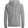 Jack & Jones Simple Zipped Hoodie - Grey/Light Grey Melange