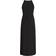 Vila Milina Pleated Halter Neck Maxi Dress - Black/Black