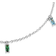 Sif Jakobs Princess Anklet - Silver/Multicolour