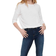 Only Glamour 3/4 Top Jrs - White