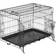 tectake Dog Cage with Two Door 47x51cm