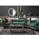 Beliani Chesterfield Sofa 202cm 3 Seater