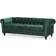 Beliani Chesterfield Sofa 202cm 3 Seater