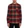 Volcom Caden Plaid Long Sleeve Shirt - Rio Red