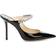 Jimmy Choo Bing 100 Embellished High Heel - Black Patent Leather