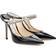 Jimmy Choo Bing 100 Embellished High Heel - Black Patent Leather