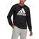 adidas Essentials Big Logo Sweatshirt - Black/White