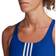 adidas Women's SH3.RO Mid 3-Stripes Swimsuit - Royal Blue/White