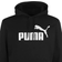 Puma Felpa con logo e cappuccio da uomo - Black