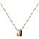 Daniel Wellington Emalie Necklace - Rose Gold/Satin White