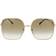 Gucci GG0879S 002 Shiny Endura Gold & Brown Gradient