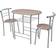 vidaXL Breakfast Bar Bordsgrupp 53x80cm 3st