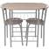 vidaXL Breakfast Bar Bordsgrupp 53x80cm 3st