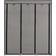 vidaXL Compartments and Rods Garderob 150x175cm