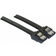 EXC Slimline SATA-SATA F-F 0.8m