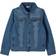 Name It Snap Button Denim Jacket - Blue/Medium Blue Denim (13187686)