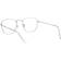 Ray-Ban FRANK Monture Argent Verres Incolore 51-20