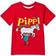 Pippi Långstrump T-shirt - Red