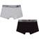 Calvin Klein Boy's Customized Stretch Trunks 2-pack - Black/Grey Heather (B70B700048-034)