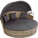 tectake Santorini - Natural/Dark Grey