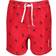 Regatta Kid's Skander II Swim Shorts - True Red Palm Print