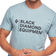 Black Diamond Stacked Logo T-shirt - Blue Ash