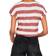 Vero Moda VMWIDE Stripe S/L Top Noos T-Shirt - Rote/Weiß