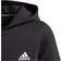 Adidas Kid's 3-Stripes Doubleknit Full-Zip Hoodie - Black/White