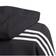 adidas Kid's 3-Stripes Doubleknit Full-Zip Hoodie - Black/White