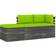 vidaXL 3063738 Loungesett, Bord inkl. 2 Soffor