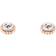 Ted Baker Boucles oreilles Femme TBJ1084-24-02 Transparent, Doré rose