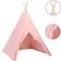 vidaXL Tipi Tent for Children with Peachskin Bag