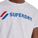 Superdry Sportstyle Application T-shirt - Mottled White