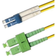 MicroConnect Singlemode OS2 9/125 LC / APC - SC / UPC 0.5m