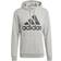 Adidas Essentials Big Logo Hoodie - Medium Grey Heather/Black