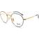 Ray-Ban ROUND METAL II Goud Montuur Helder Glazen gepolariseerd 49-20