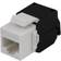 Deltaco RJ45 UTP Cat6a Female Mono Adapter